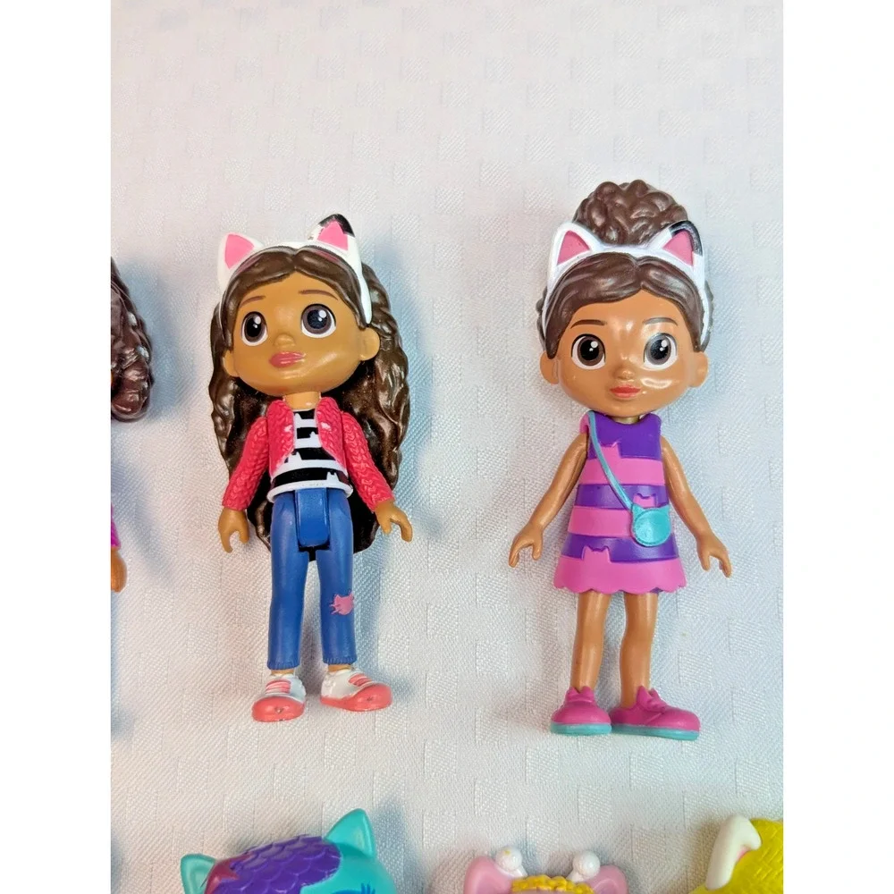 Gabby's Dollhouse Action Figure Cute Doll Collection Model Toys 7 Piece Lot